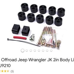 Jeep Wrangler 2inch Body Lift 