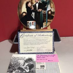 The Bradford Exchange Gone With The Wind Paris Hat 8 Inch Round Decorative Plate