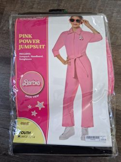 Halloween Costumes: Barbie Pink Power Jumpsuit Age 12-14
