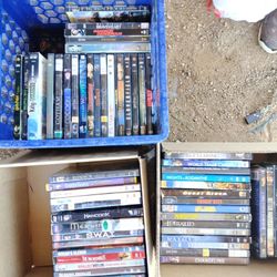 Three Boxes Of DVDs