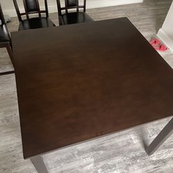 Counter height Dining Table Set For 4