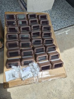 Solar deck lights
