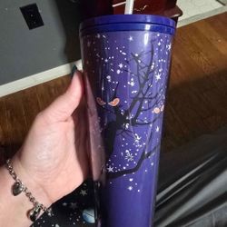 Starbucks Halloween 2022 Cat Eyes Glow In Dark Tumbler