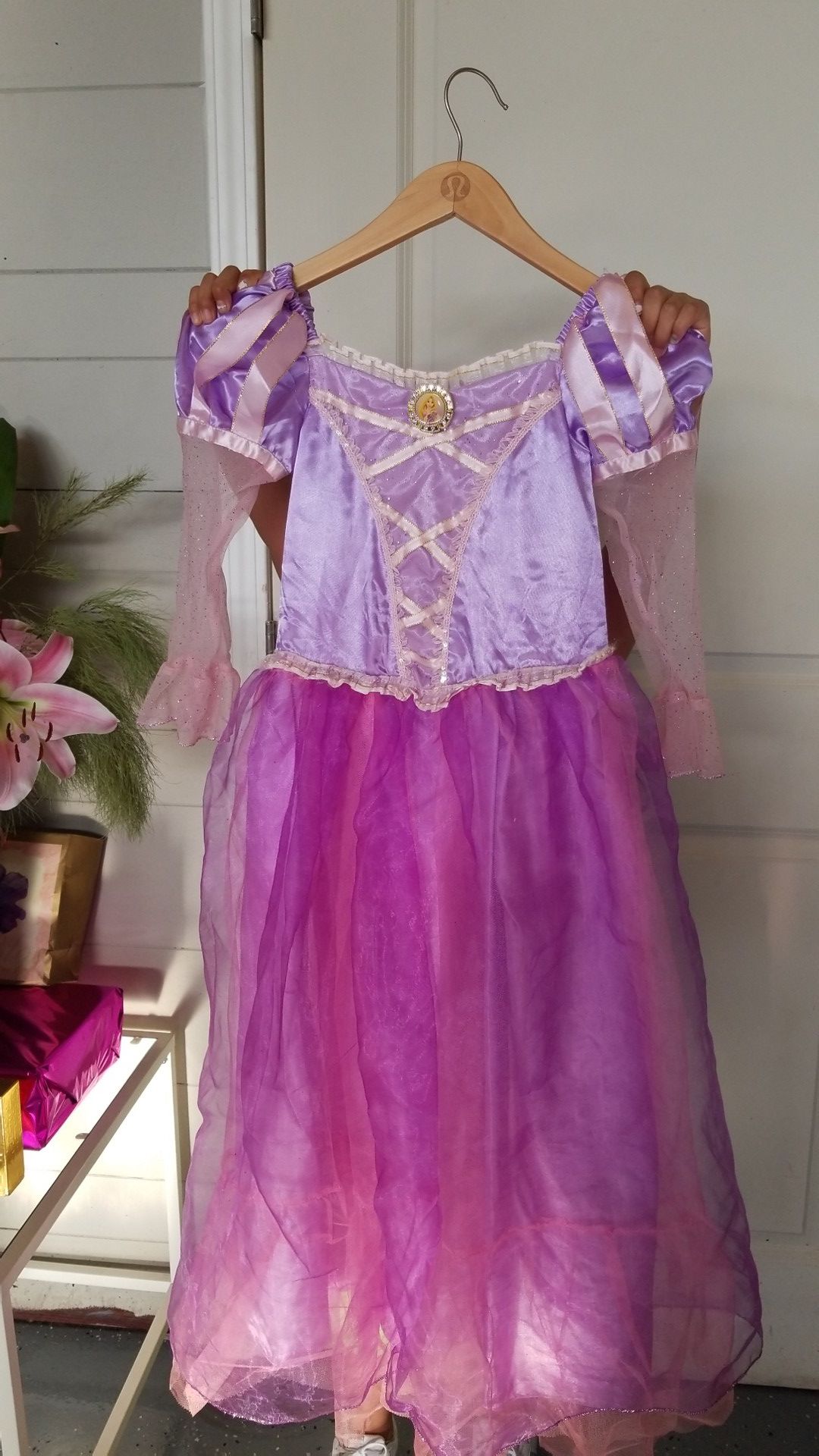Rapunzel's dress costume girls 10