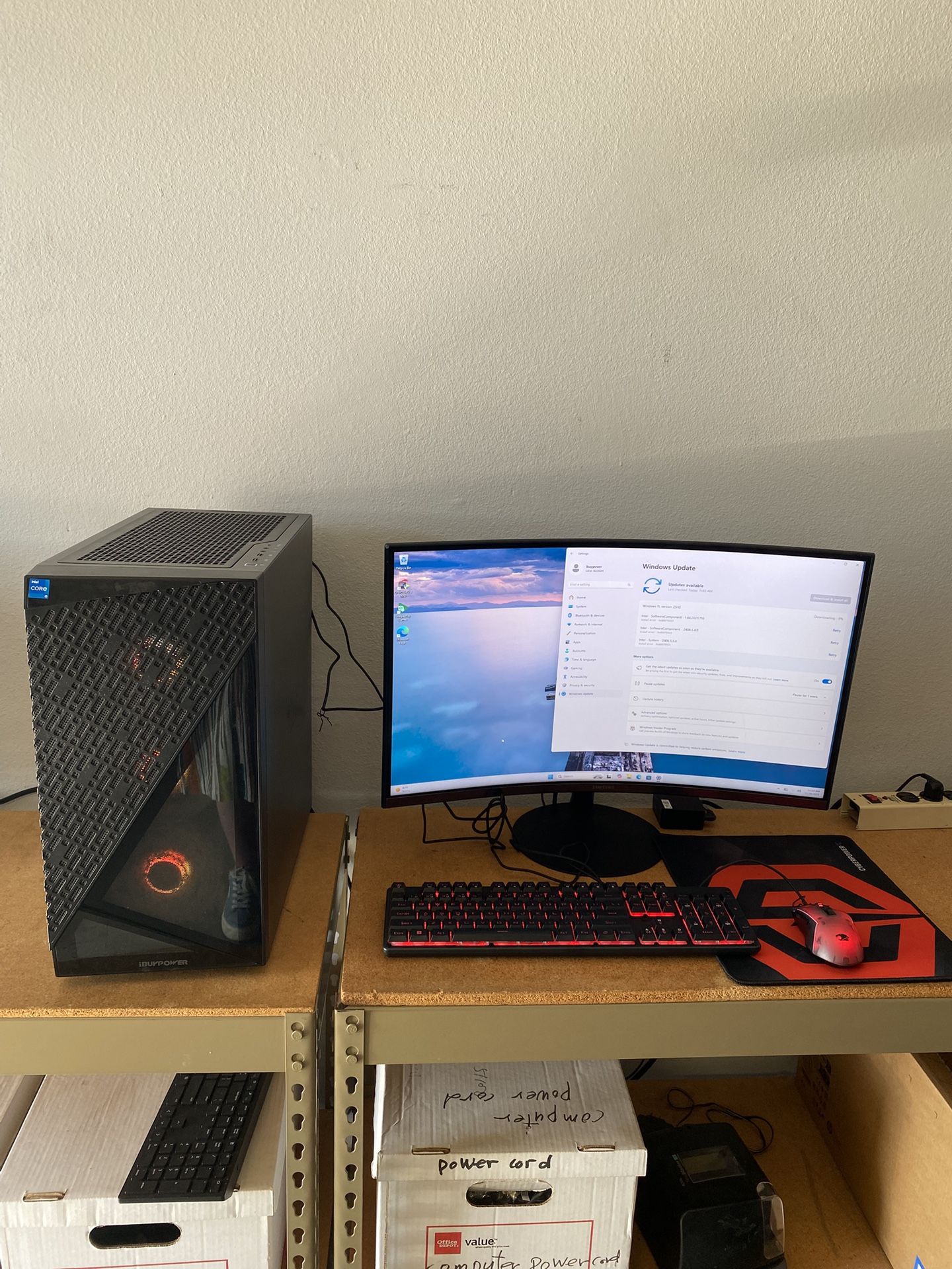 Ibuypower Slate mesh 15n4601 Slate 6 I Series 901. I5-13600KF(14cores) Ddr5 16gb 1tb Ssd Nvdia Rtx 3060(8gb VRAM) Win 11/1 Year Warranty