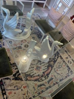 Dining table glass top only