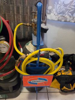 uniweld 40004 nitrogen sludge sucker and blaster kit with metal carrying stand for 40 cubic feet nitrogen tankuniweld 40004 nitrogen sludge sucker and