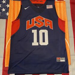 🔥🏀Kobe Bryant Dream Team USA Olympic Jersey #10🏀🔥