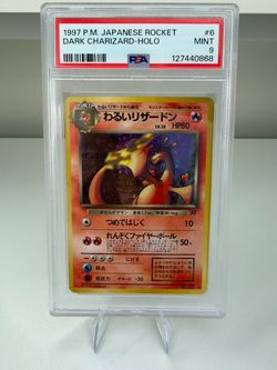 Dark Charizard Holo PSA 9 w swirl Pokemon Graded