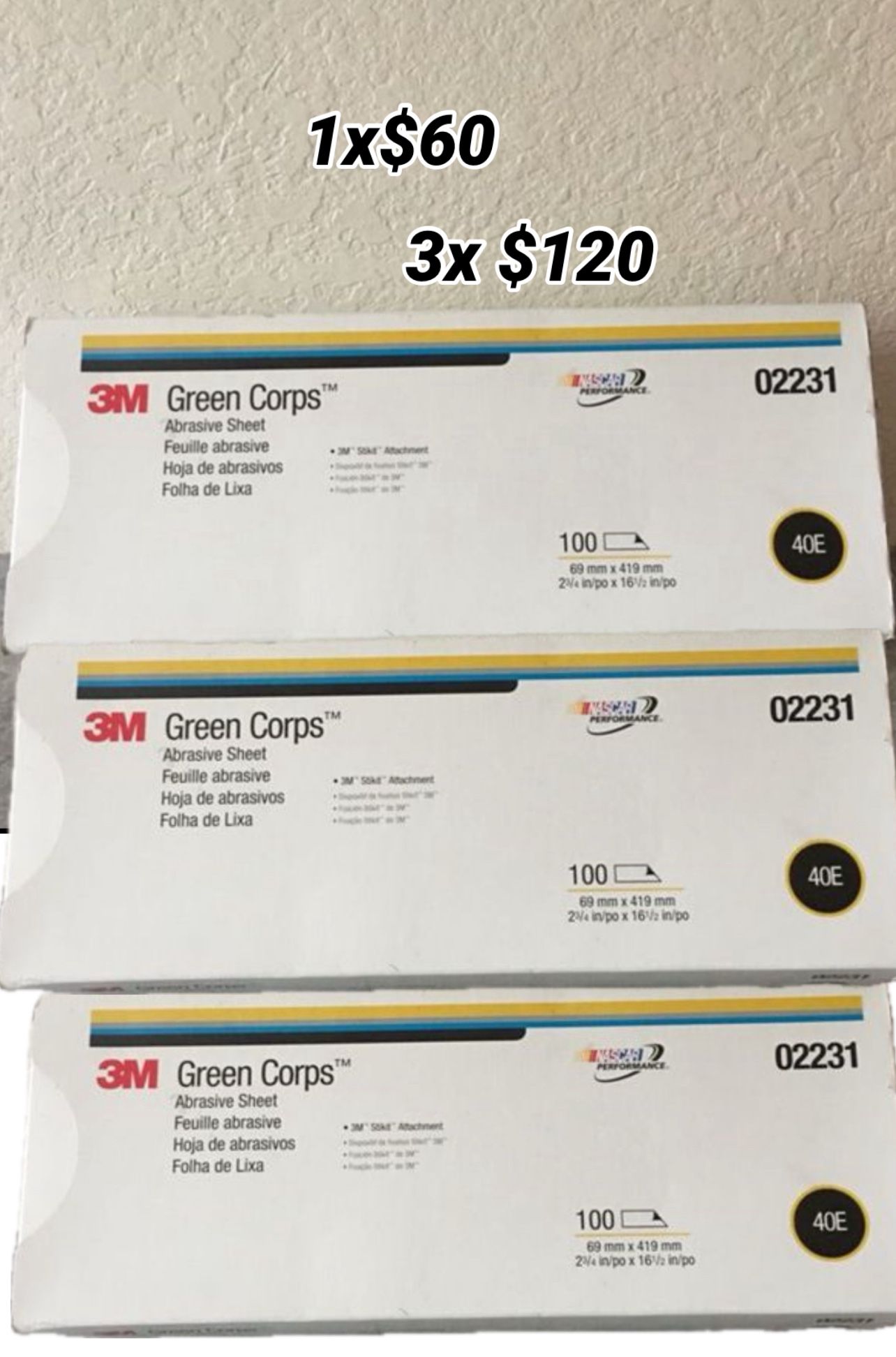 New Green Corps 40E 1x$60 OR 3x $120