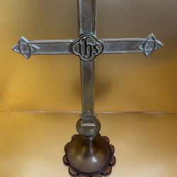 Circa 1950’s Brass Celtic Church Altar Cross 