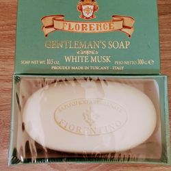 Florence Gentlemen's Soap White Musk. Made In Tuscany - Italy