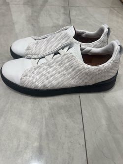 Zegna tryin triple stitch pelletessuta men sneakers shoes