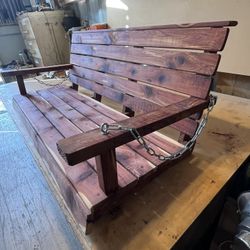 CEDAR PORCH SWING 50” Wide $280