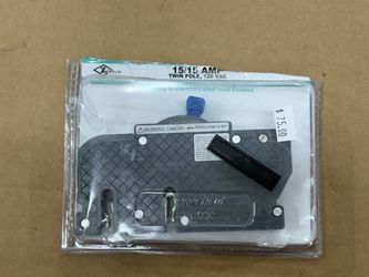 Connecticut Electric - Zinsco New VPKUBIZ Thin 15/15 Amp 3/4 in. 1-Pole Zinsco Twin R3815 Replacement Circuit Breaker