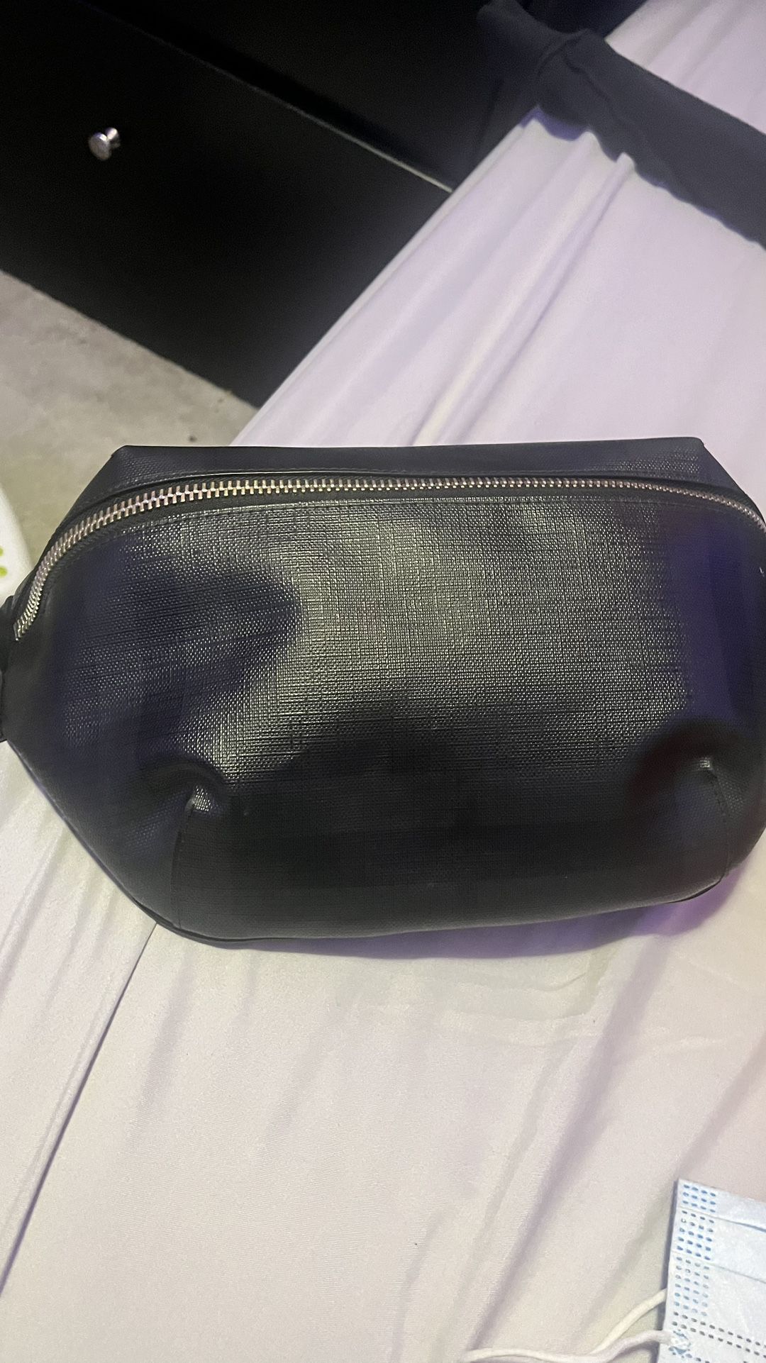 Black Burberry Waist Bag
