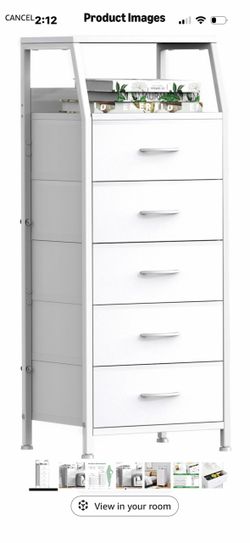 5 drawer tall dresser