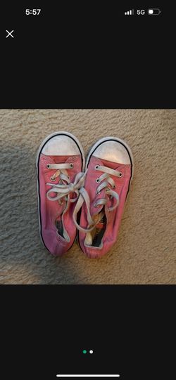 Size 10 Pink All Star Converse Kid Shoes