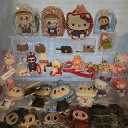 Stocking stuffers (labubu and hello kitty and friends)