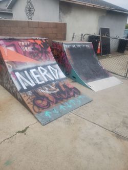 Skateboard ramps 2 for $250