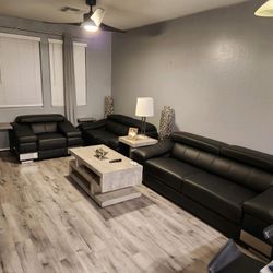 New Couch / Love Seat / Chair. Genuine Italian Leather.  Black, White, Grey Or Camel.  Free Delivery!