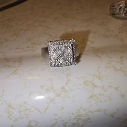Real Diamonds Sterling Silver Ring