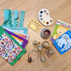 Baby You Lot - Lovevery, Mushie, Books