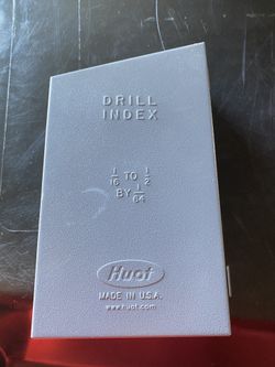 Huot 1/16 to 1/2 drill set