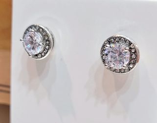 Jessica mcclintock cubic shop zirconia earrings