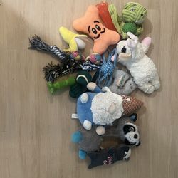 Various Dog Toys 