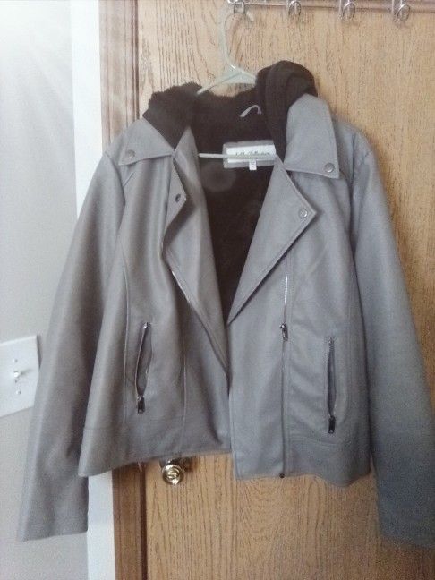 Faux Leather Jacket