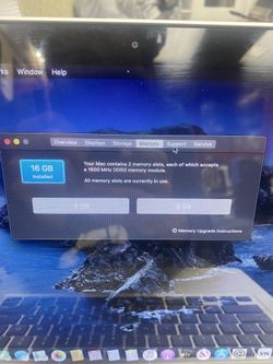 2012 MacBook Pro 500 GB And 16GB Ram With Extra Terabyte Card