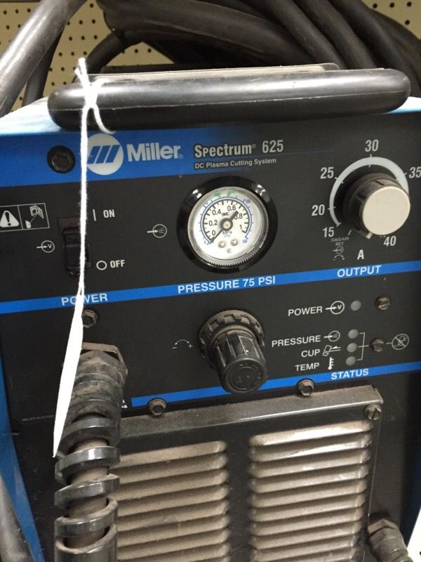Miller Spectrum 625 dc plasma cutter