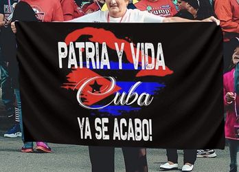 Patria Y Vida Cuban Flag