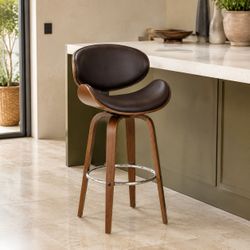 Armen Living 26” Swivel Counter Stool