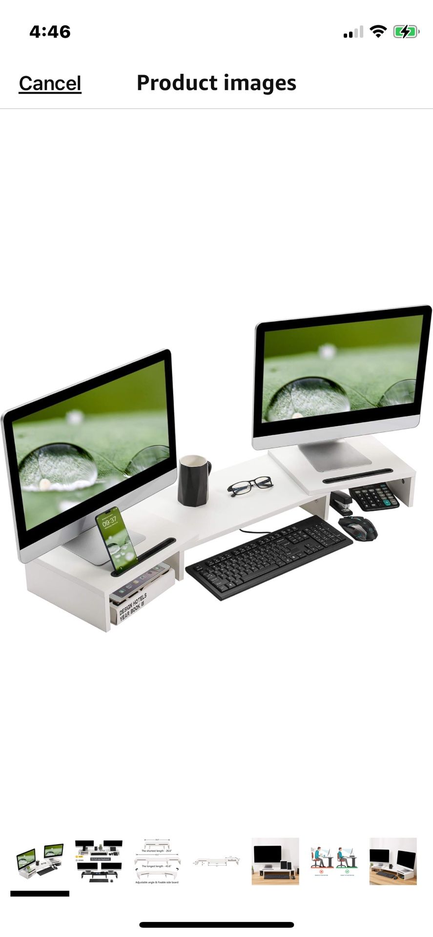 Dual Monitor Stand Riser