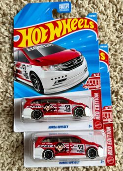 Hot Wheels Honda Odyssey Red Edition