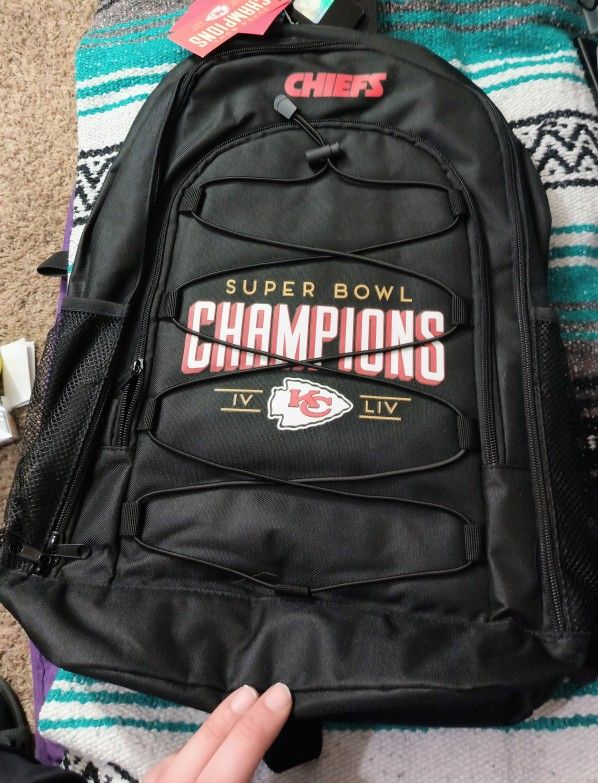 Super Bowl Kansas City Chiefs Backpack Brand New.