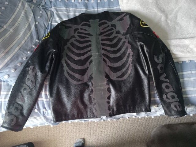 Hudson Leather Skeleton Jacket