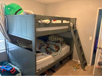 Full over full bunk beds