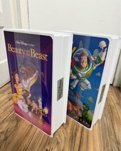 Disney VHS Tapes Beauty and the Beast & Toy Story