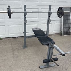 Weight Bench 110 Lbs Weight 