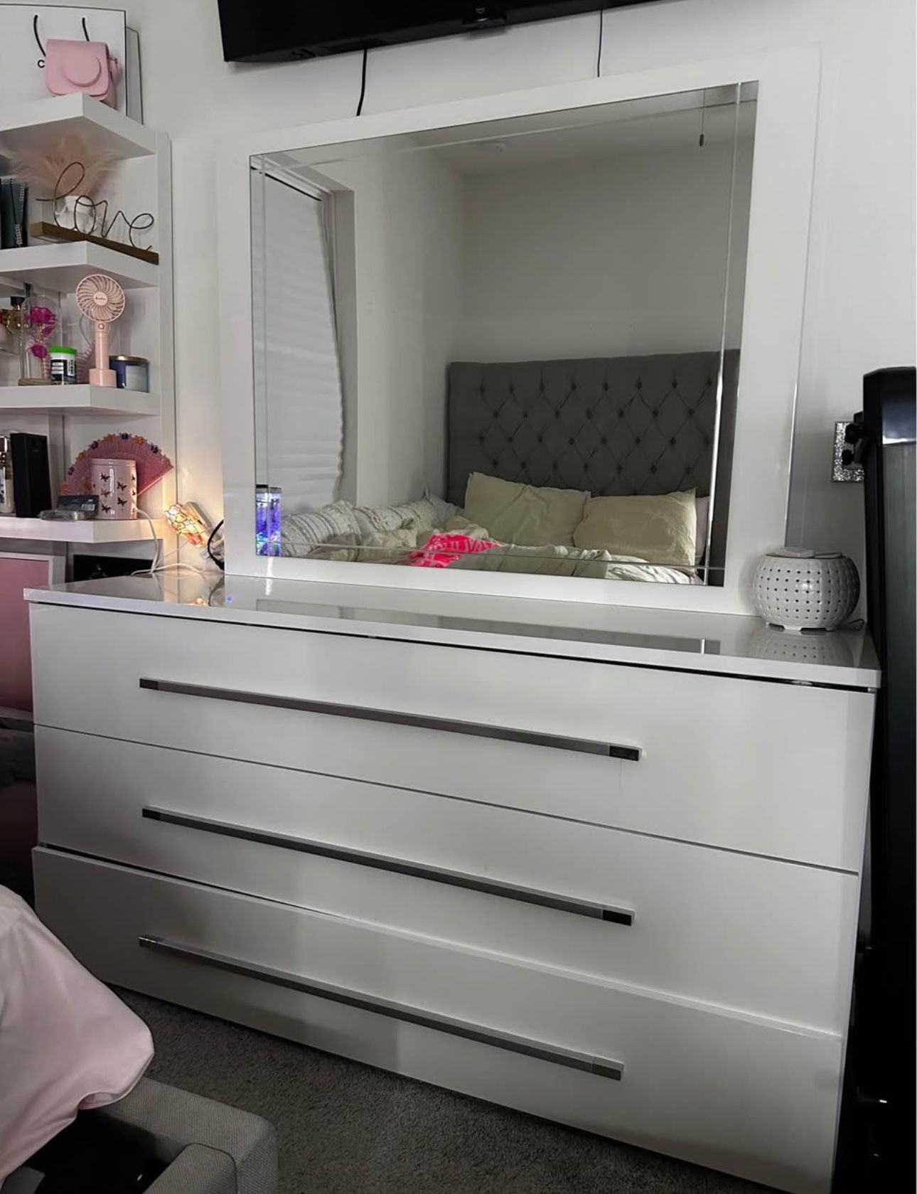 Dresser And Mirror