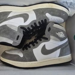 Jordan 1 Washed Black Size 10