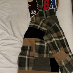 Bape Check 2nd Ape Full Zip Hoodie