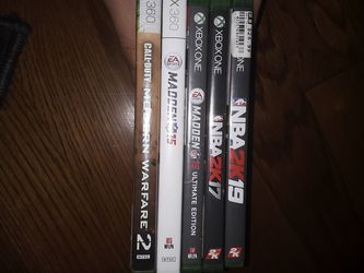Xbox games (read description)