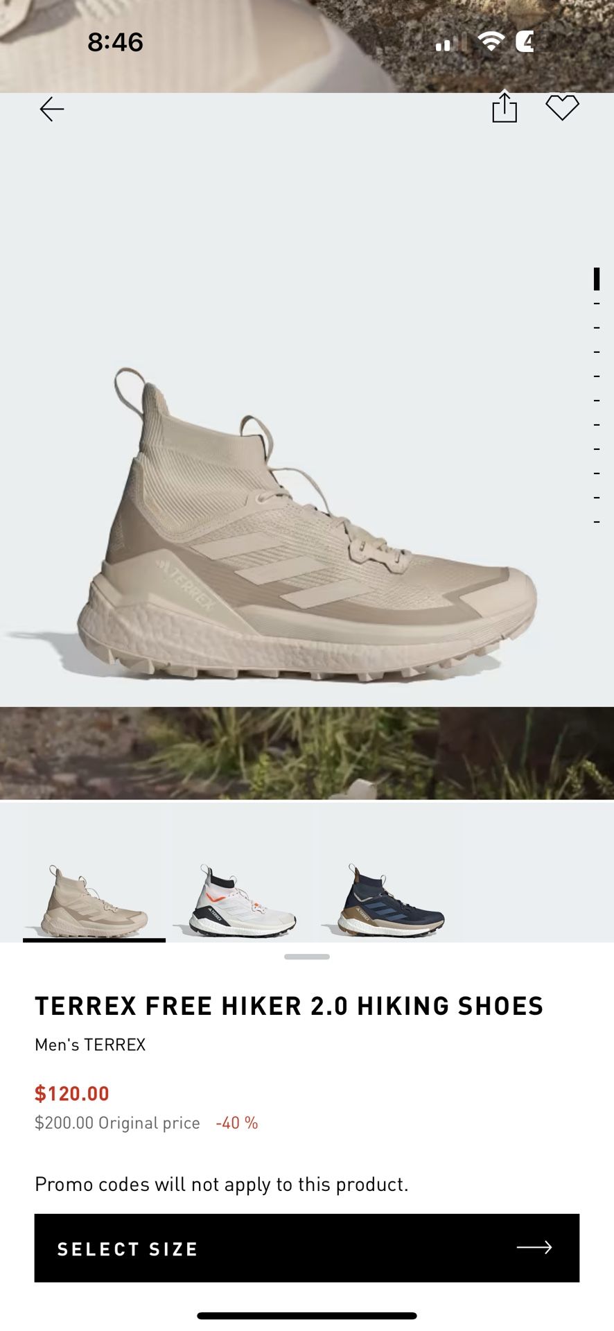 Adidas Terrex Free Hiker 2.0 Shoes