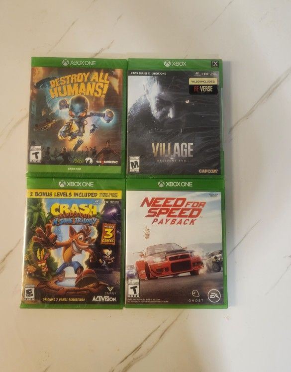 4 Games For Xbox One