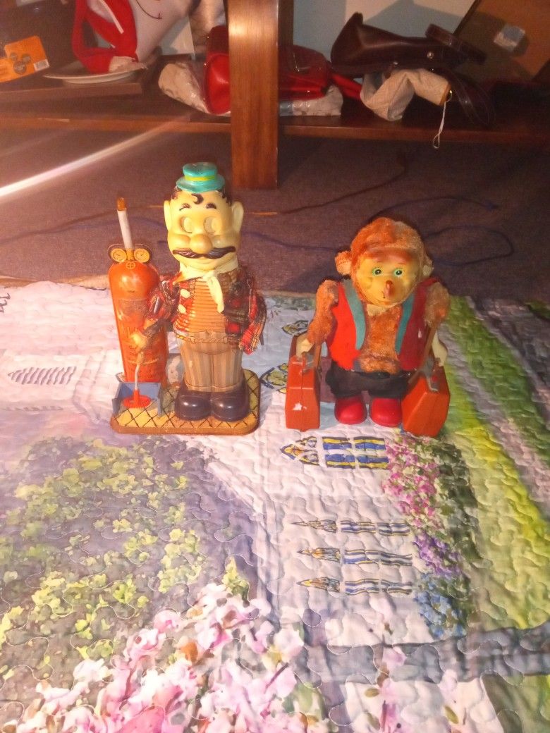 2 Antique Battery Operated Toys
