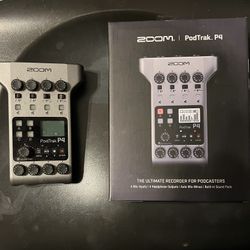 Zoom PodTrak P4 mini studio recorder